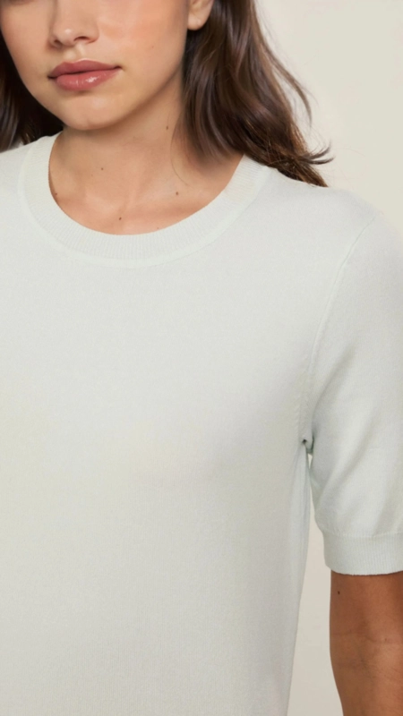 blusa tricot decote redondo animale jeans