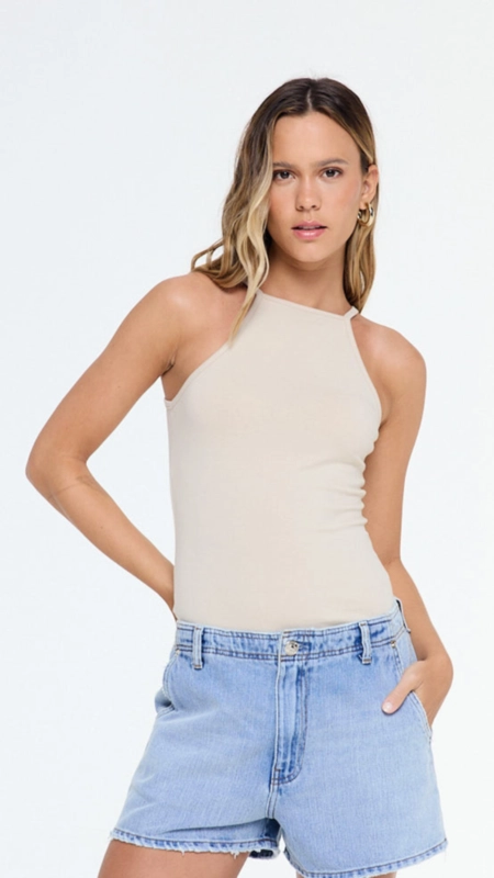 regata malha basic alcas cotton animale jeans