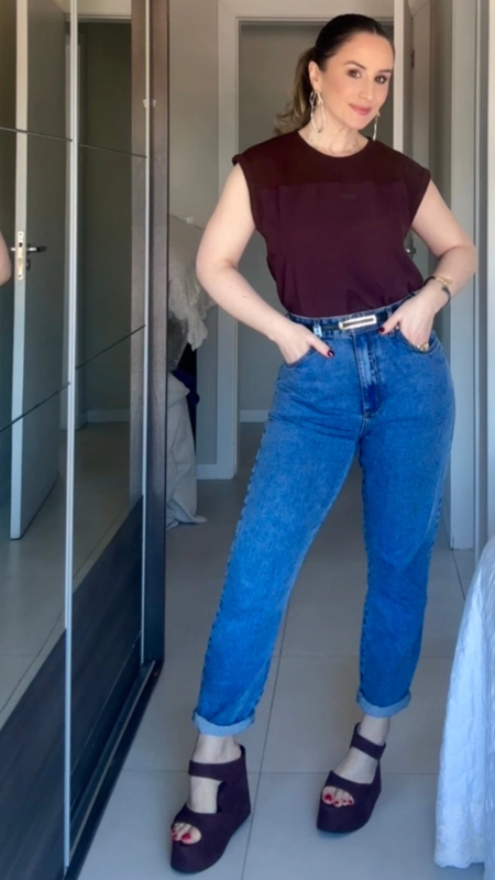 camiseta linho sem manga forum