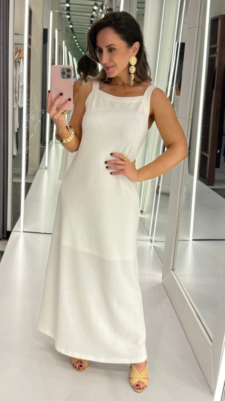 vestido midi forum malha heritage premium