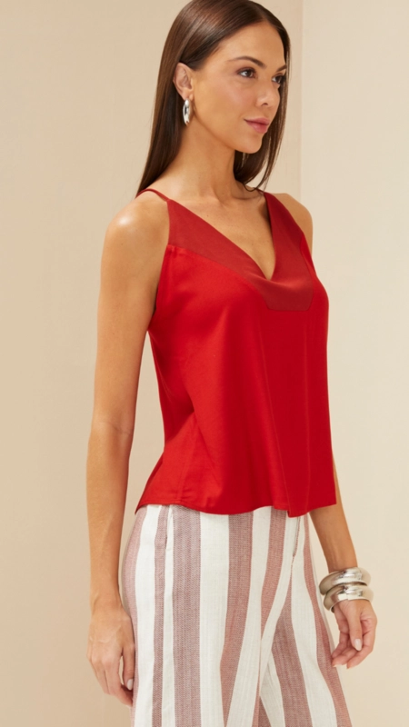 regata crepe foum detalhe linho gretha premium