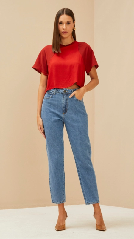 camiseta crepe forum det linho gretha premium