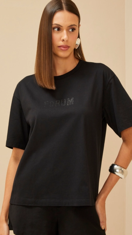 camiseta forum logo meia malha strong