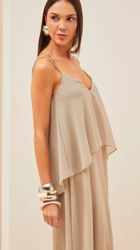 vestido midi forum light silky