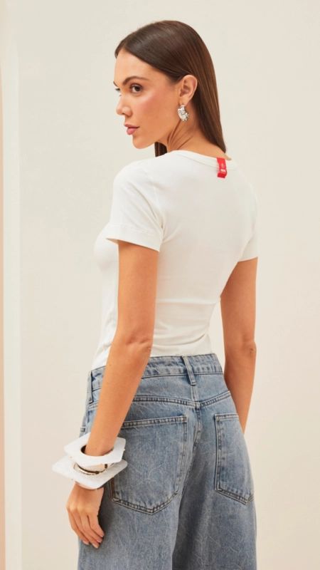 camiseta forum logo vazada cotton alquimia premium
