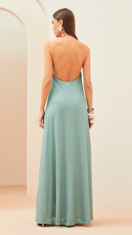 vestido longo forum frente única stunning