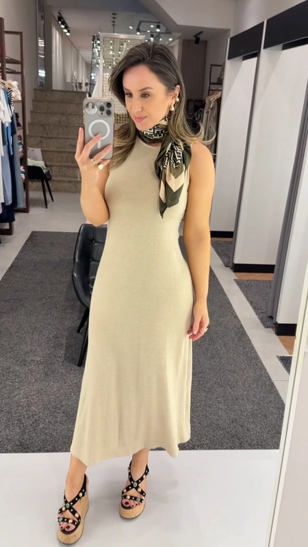 vestido midi viscolinho forum