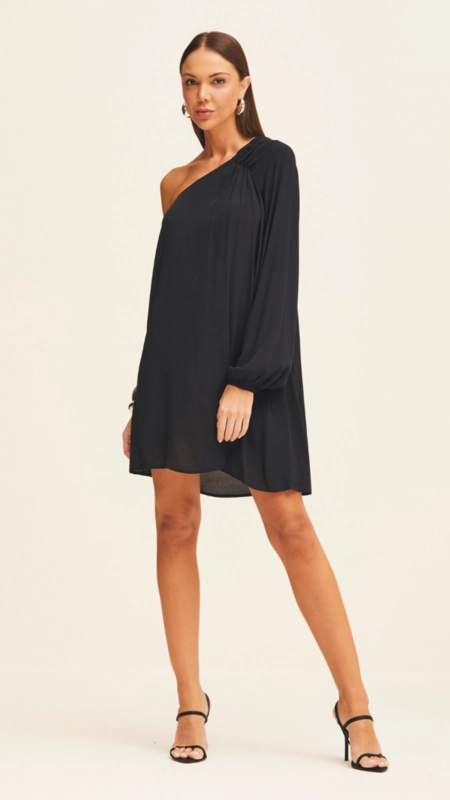 vestido curto forum uma manga ampla taty premium