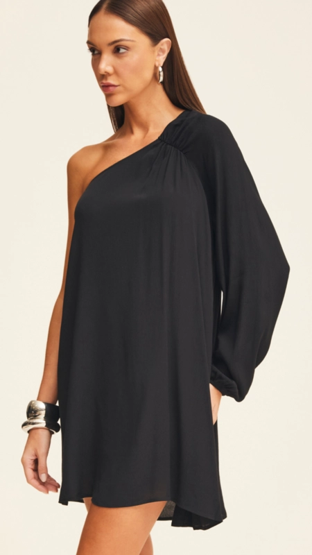 vestido curto forum uma manga ampla taty premium