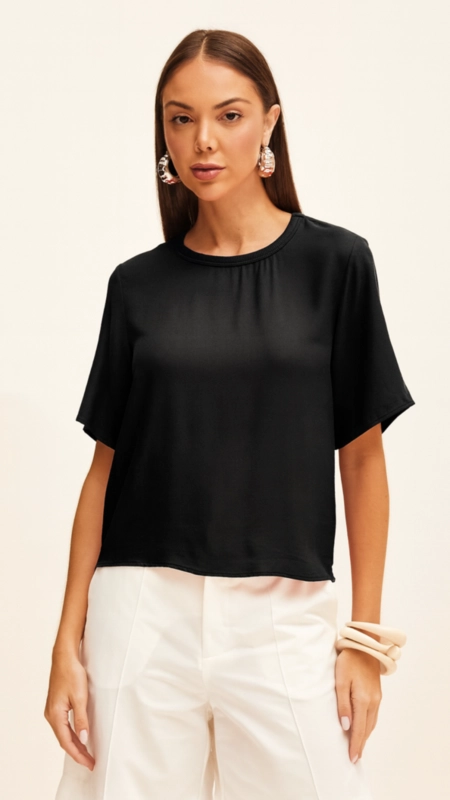 camiseta crepe forum gretha premium