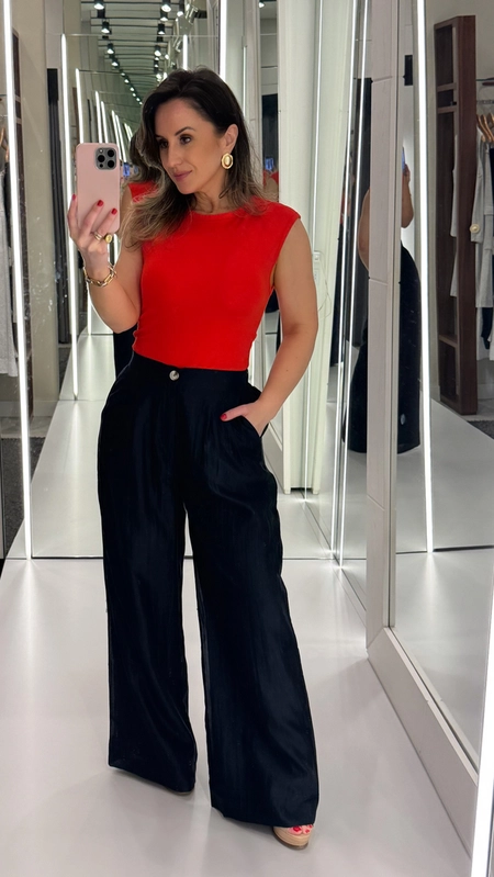 blusa sem manga forum ponto roma