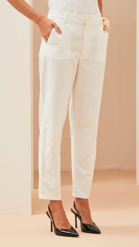 calça reta alfaiataria forum giorgia premium