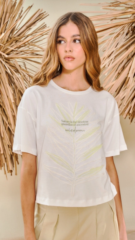camiseta malha pima estampada open