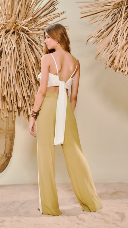 calça reta visco sport open