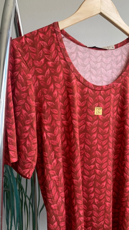 camiseta modal estampada open