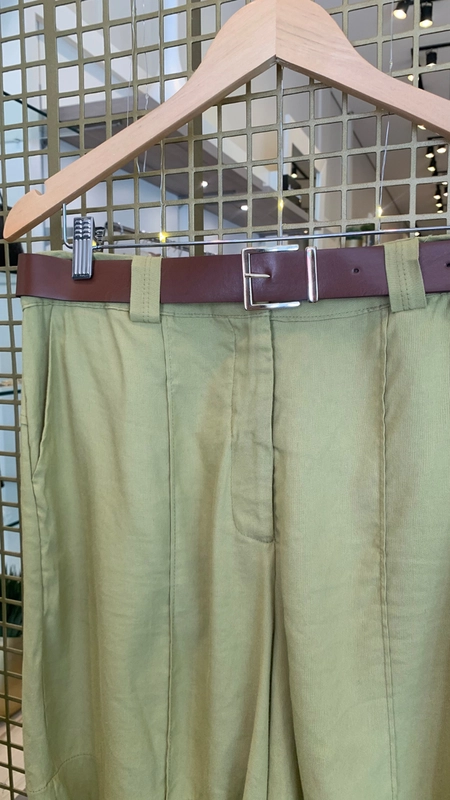 bermuda alfaiataria linho open