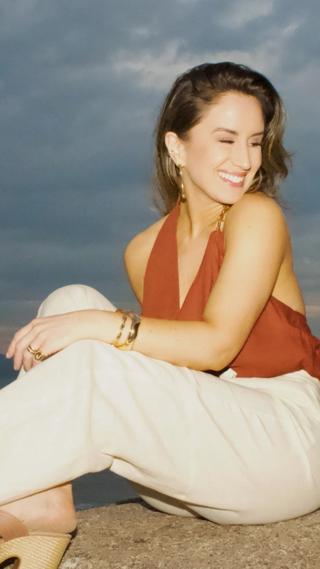 blusa linho frente única open