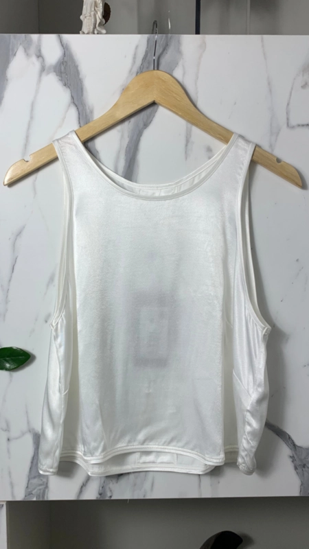 regata viscose acetinada open