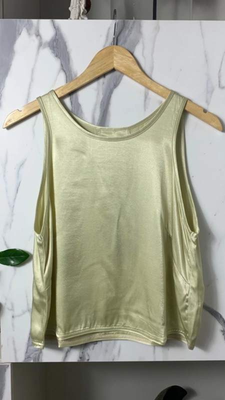 regata viscose acetinada open