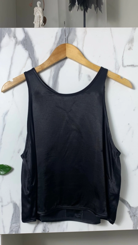 regata viscose acetinada open