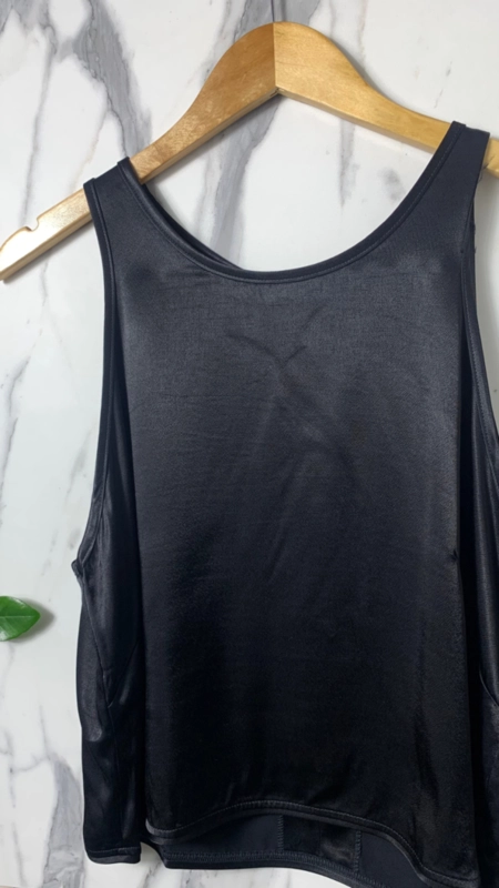 regata viscose acetinada open