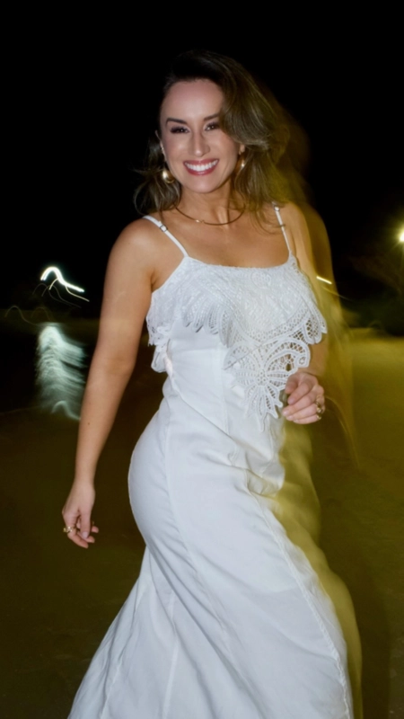 vestido longo linho open