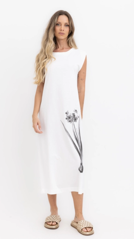 vestido maxi malha bulbos carinho borda barroca