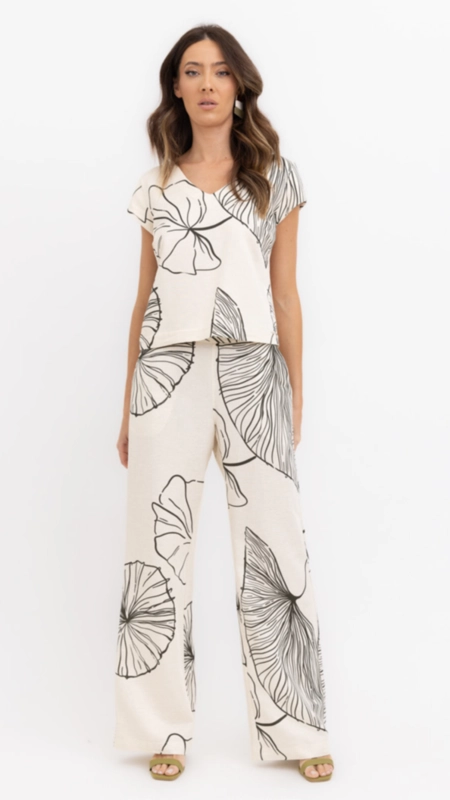 blusa folhas borda barroca