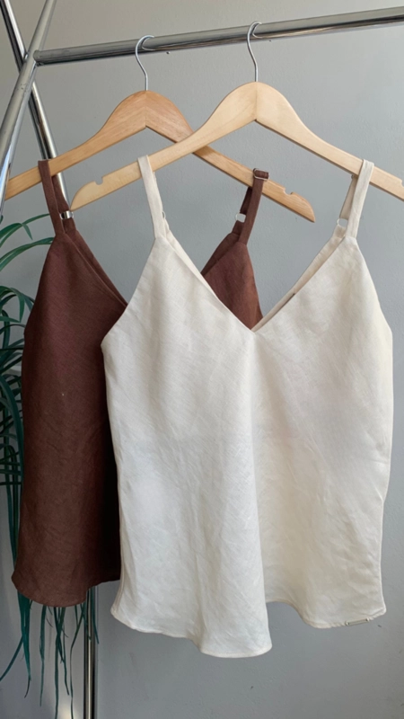 regata linho 100% borda barroca