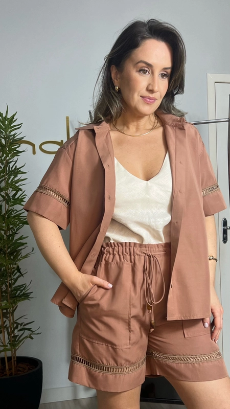 camisa mc casablanca borda barroca