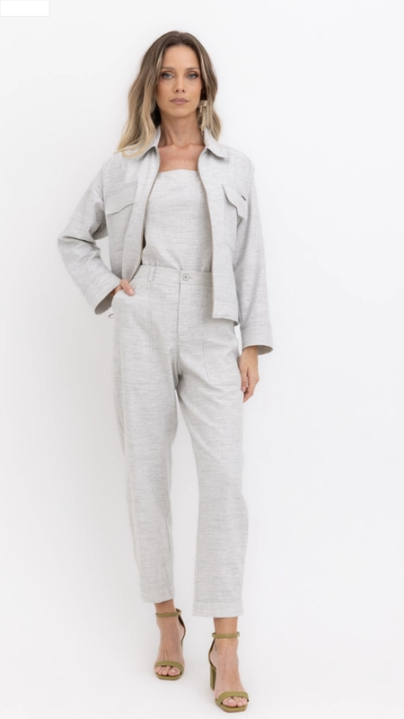 calça slim fleime borda barroca