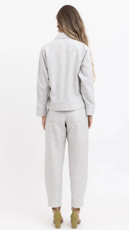 calça slim fleime borda barroca