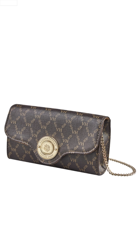 bolsa lock clutc victor hugo elos canvas couro