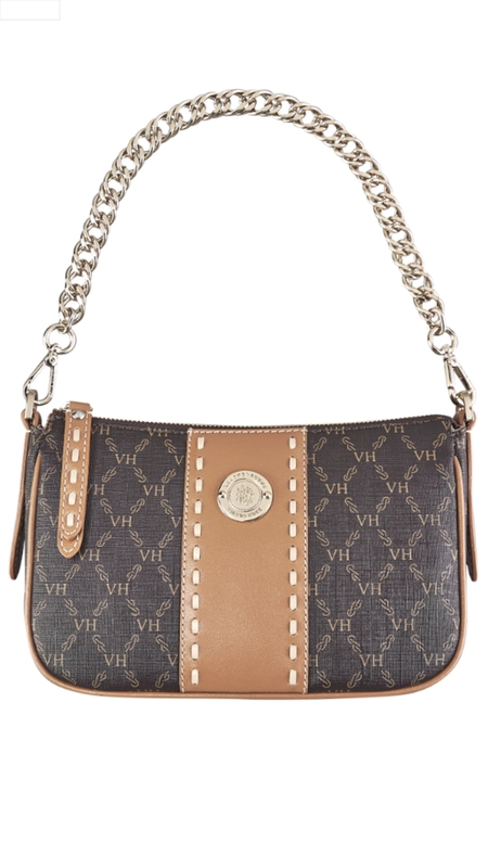 bolsa charli canvas coffe couro