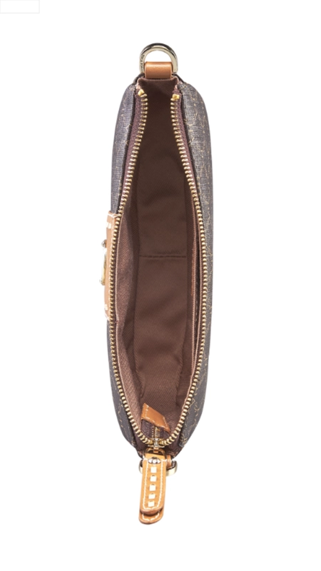 bolsa charli canvas coffe couro