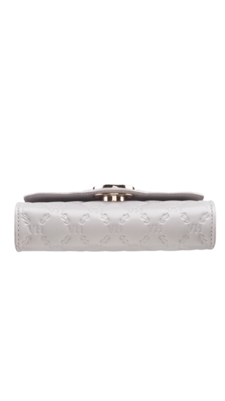 bolsa lock clutch couro victor hugo