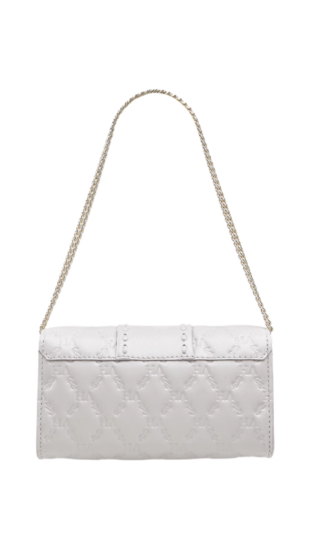 bolsa lock clutch couro victor hugo