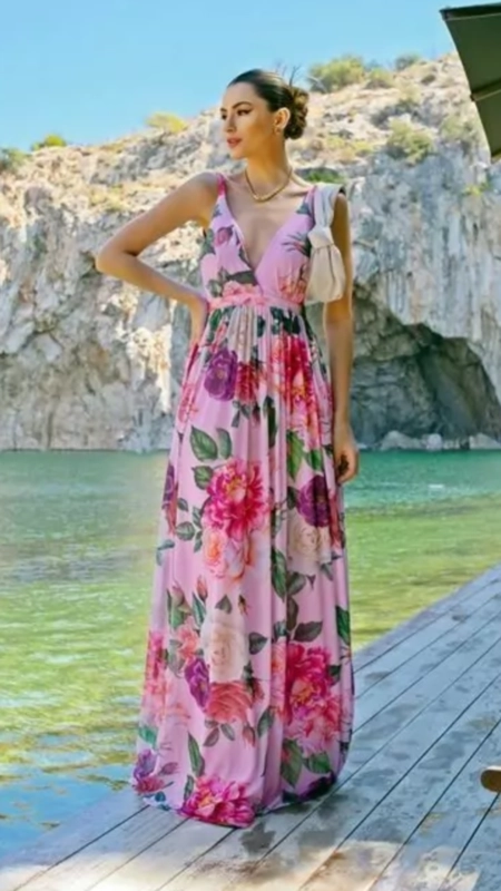 vestido longo tule garden