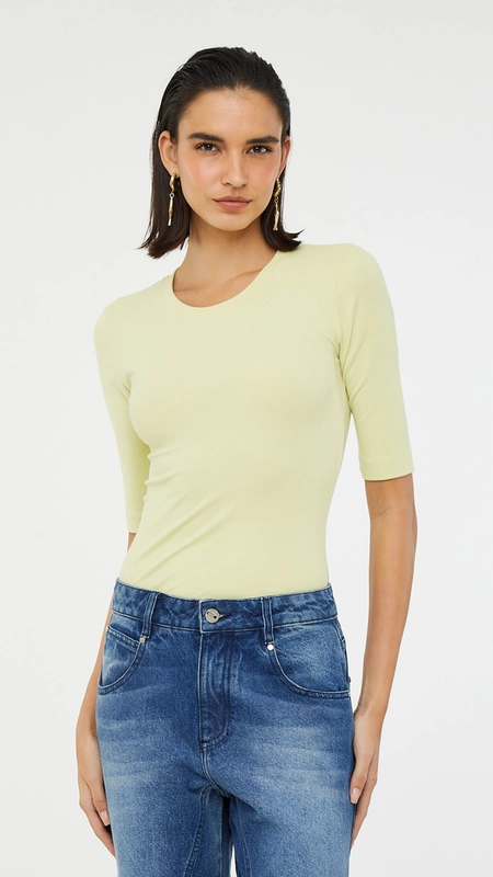 blusa tee animale manga media colors