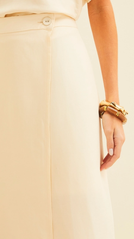 saia midi linho forum pareo chic