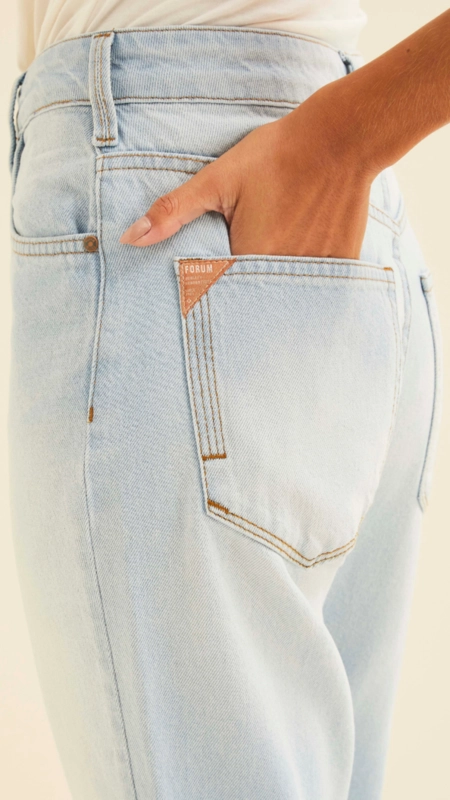 calça jeans mom forum lola