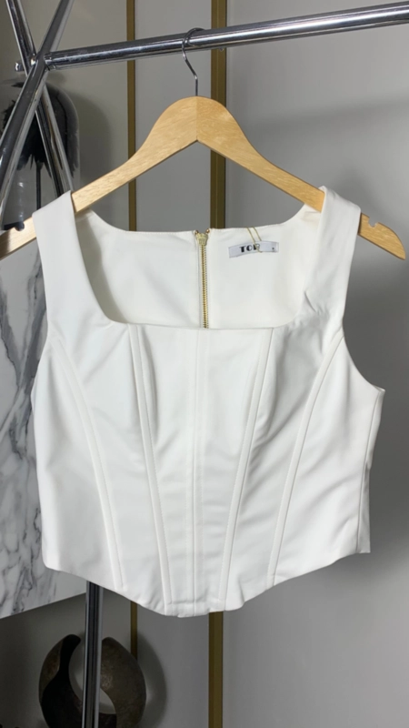 cropped alfaitaria corset chic