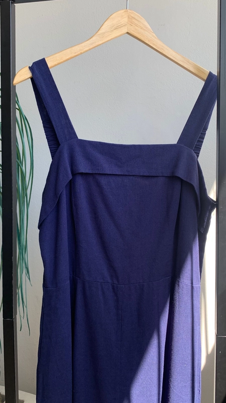 vestido midi linho classic