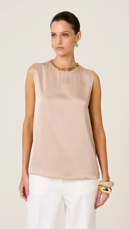 blusa dudalina toque de seda aline