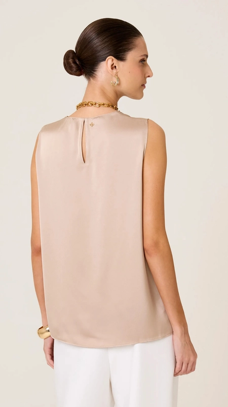 blusa dudalina toque de seda aline