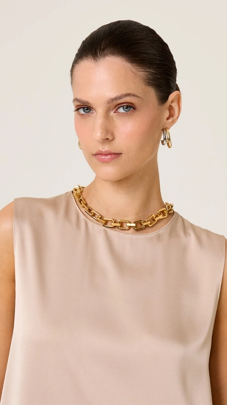 blusa dudalina toque de seda aline