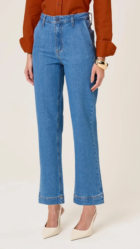calça jeans dudalina patricia slim capri