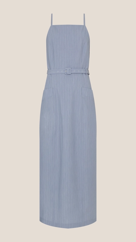 vestido midi dudalina risca de giz elsa