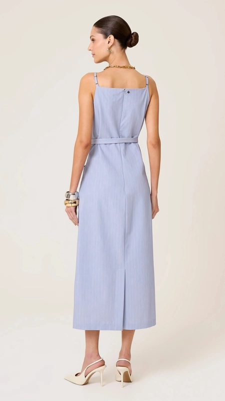 vestido midi dudalina risca de giz elsa