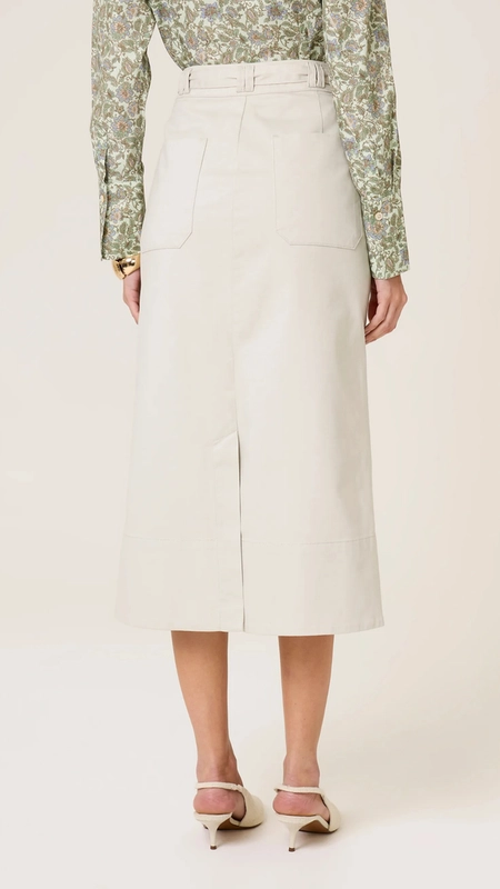 saia midi dudalina sarja alfaiatada cinto